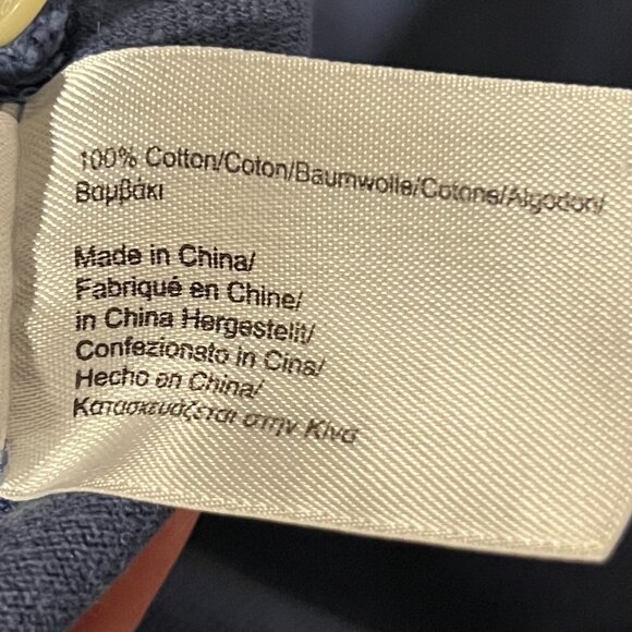 Brooks Brothers 100% Cotton Blue w White Stripes Performance Polo SZ Medium - Picture 6 of 7